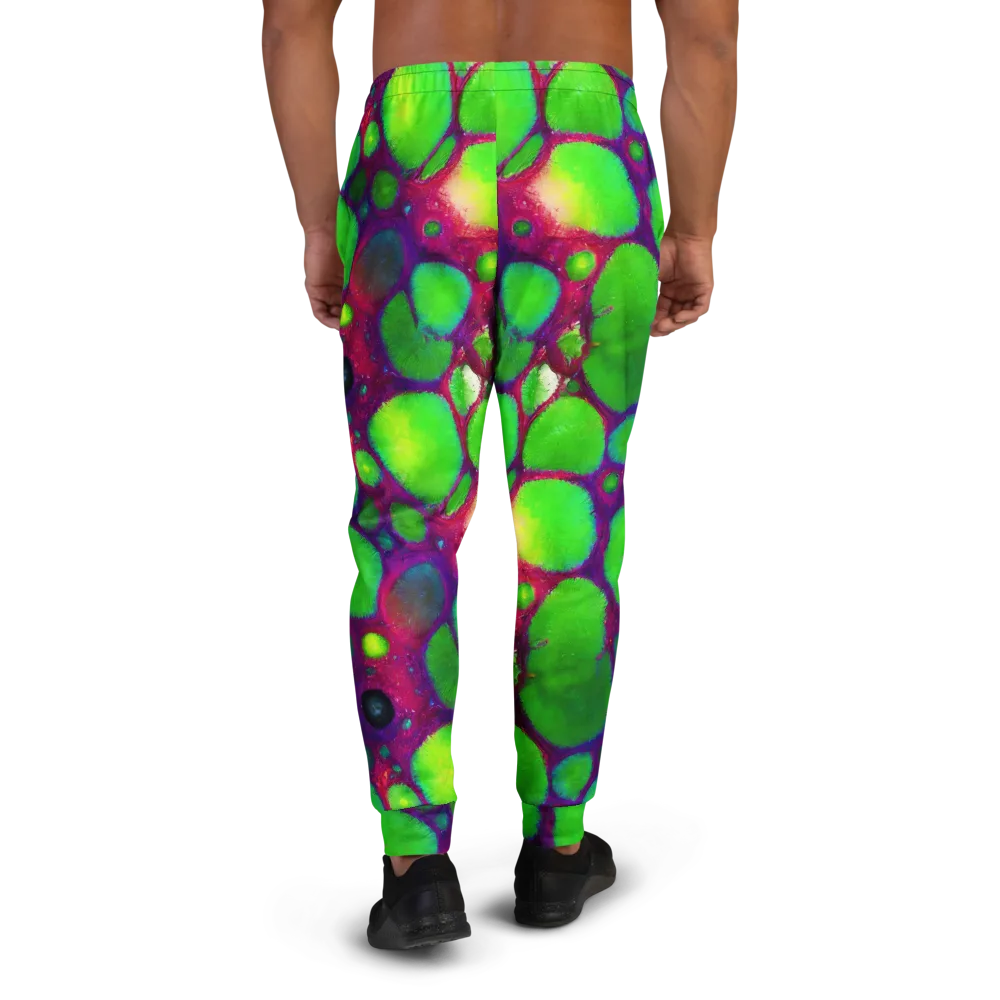 Elegant, Artstation, Matte Painting on Men's Joggers — Back
