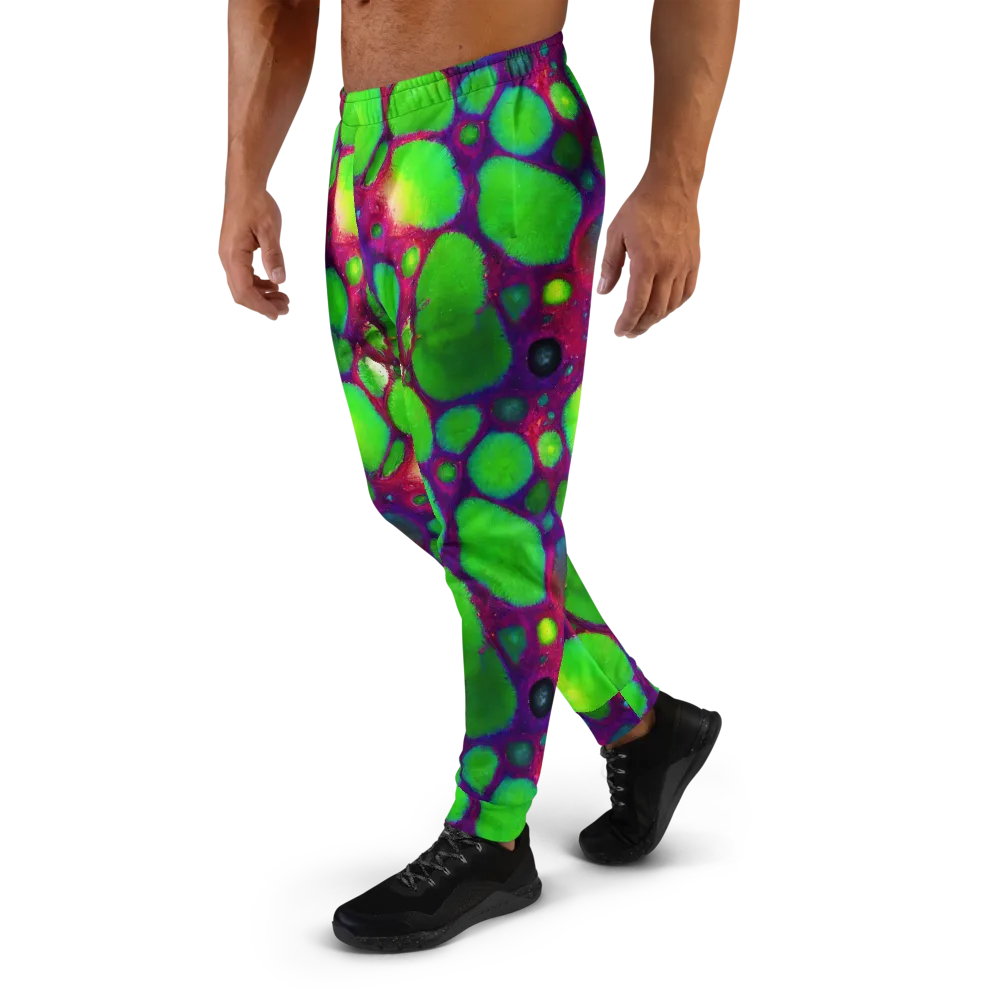 Elegant, Artstation, Matte Painting on Men's Joggers — Left