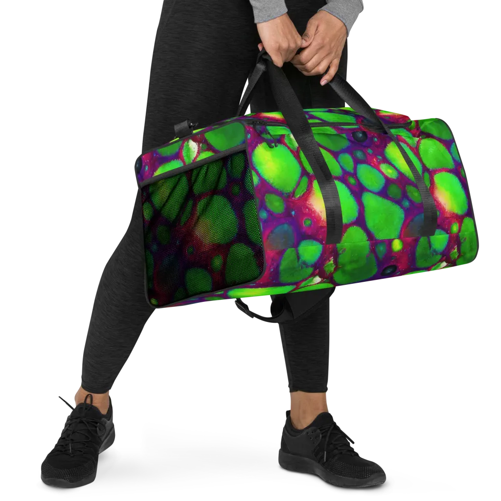 Elegant, Artstation, Matte Painting on Duffle Bag — Right Front