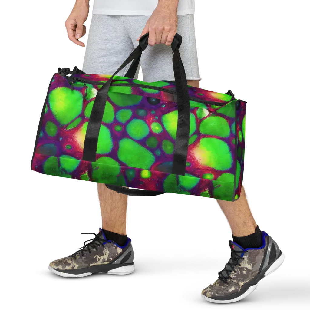 Elegant, Artstation, Matte Painting on Duffle Bag — Front