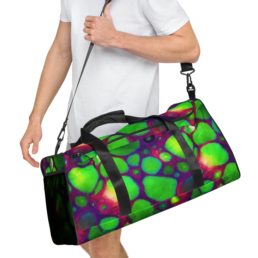 Elegant, Artstation, Matte Painting on Duffle Bag — Right Front