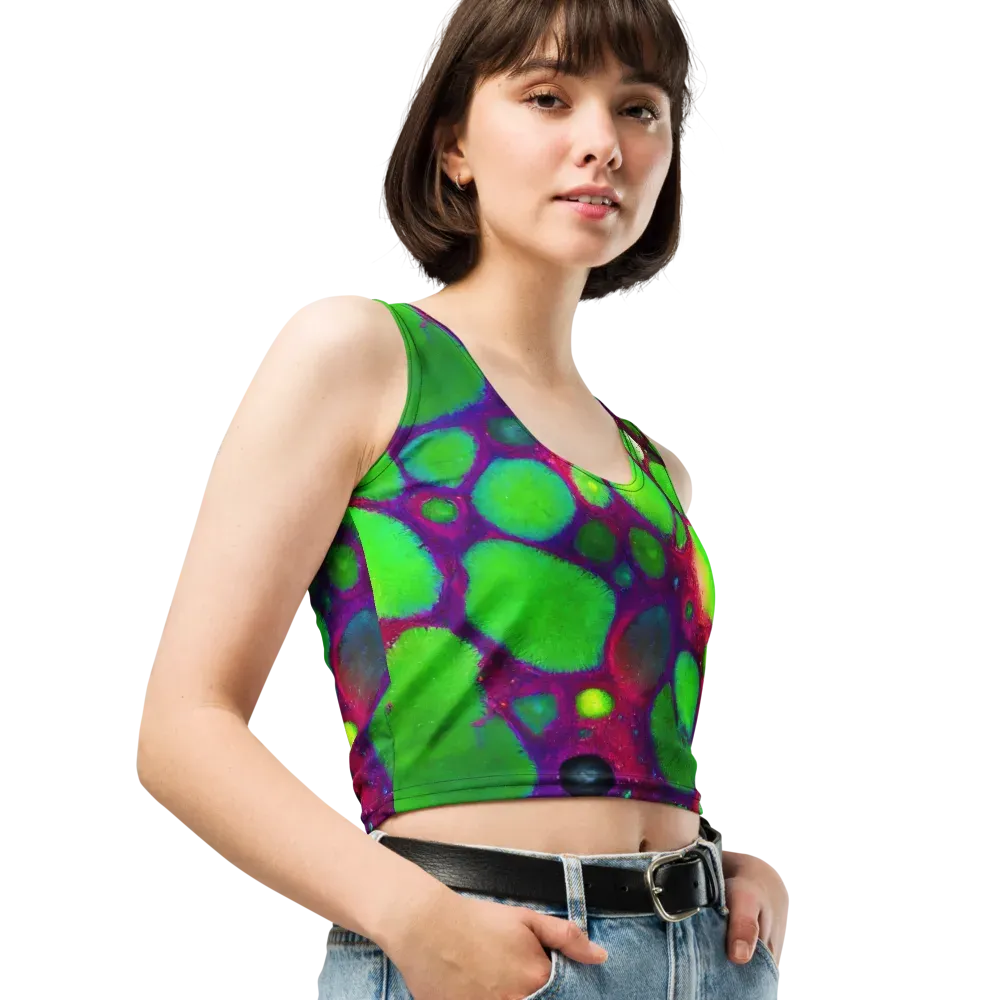 Elegant, Artstation, Matte Painting on Crop Top — Right Front
