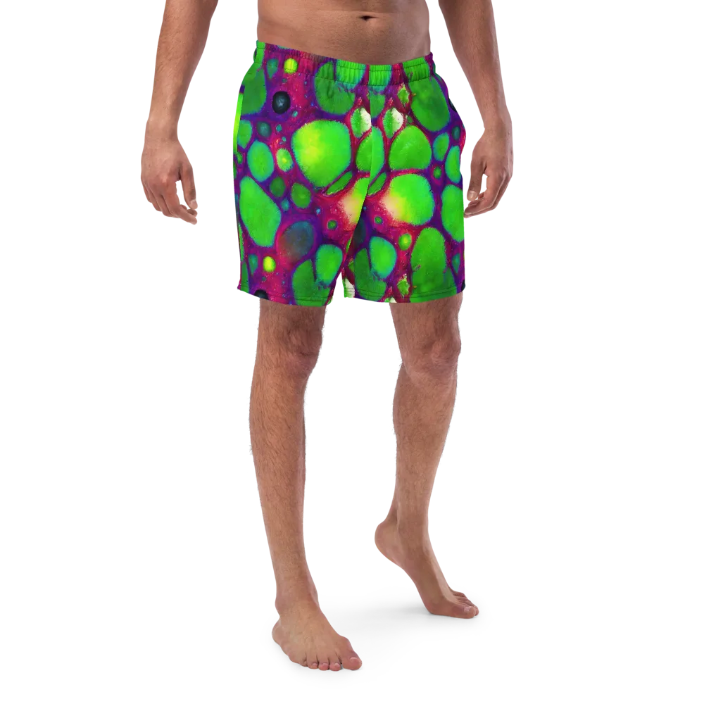 Elegant, Artstation, Matte Painting on Swim Trunks — Front