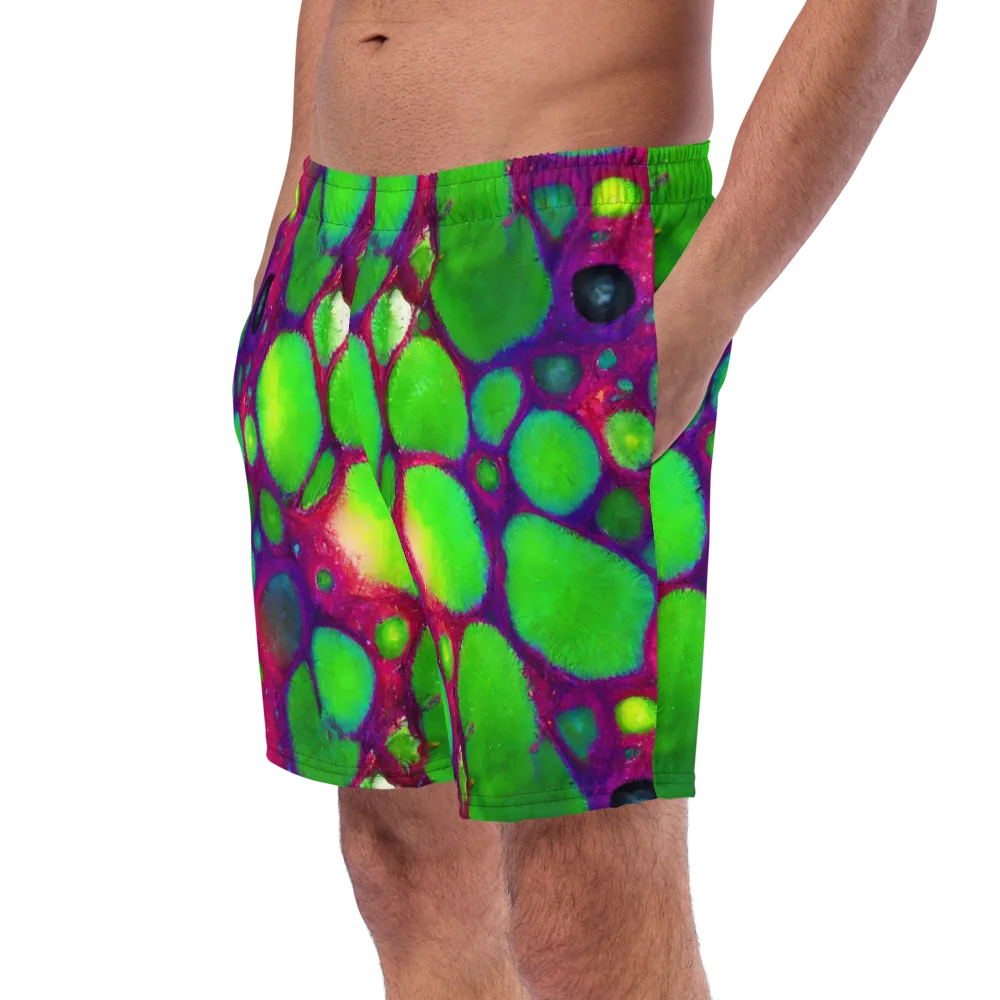 Elegant, Artstation, Matte Painting on Swim Trunks — Left Front