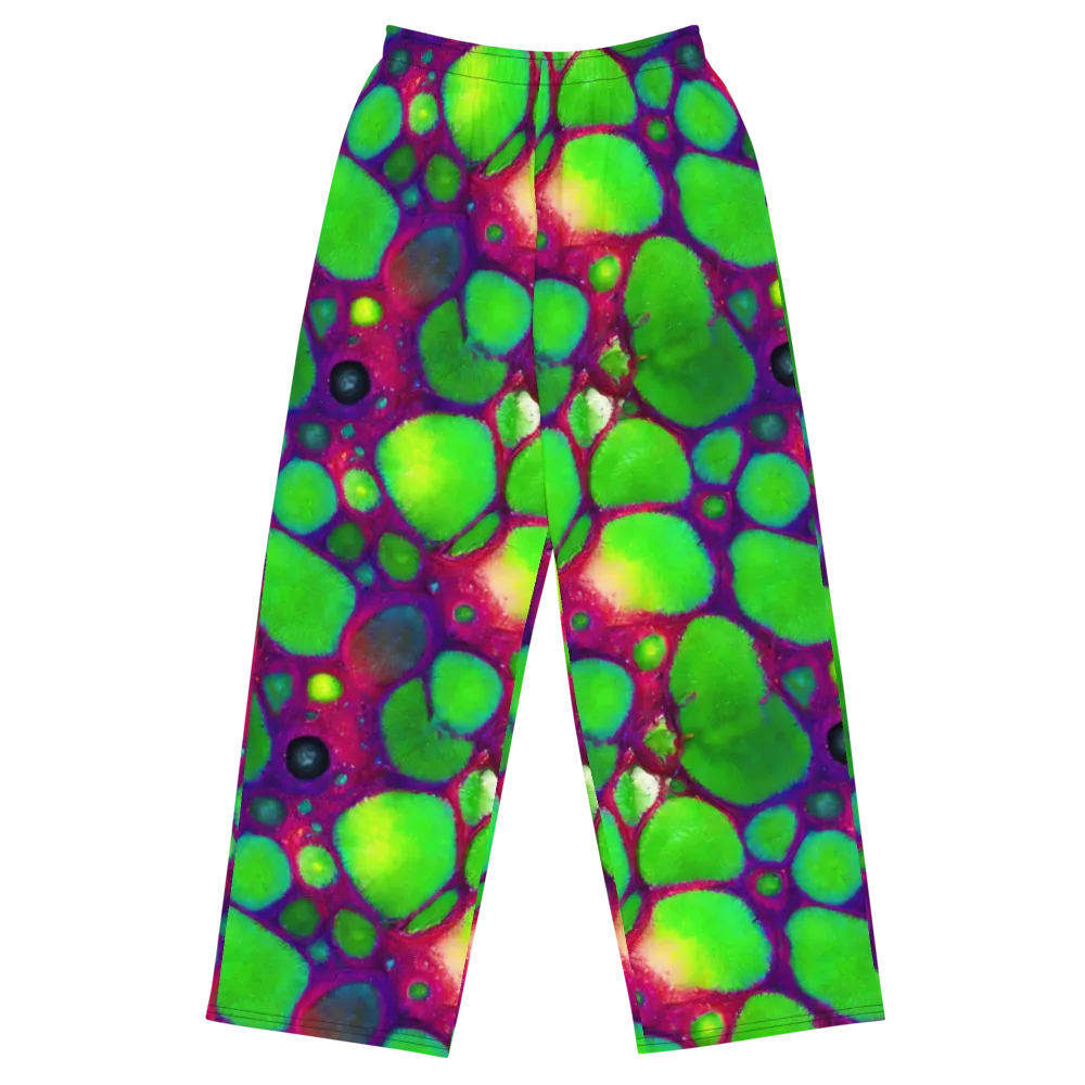 Elegant, Artstation, Matte Painting on Wide-Leg Pants — Front