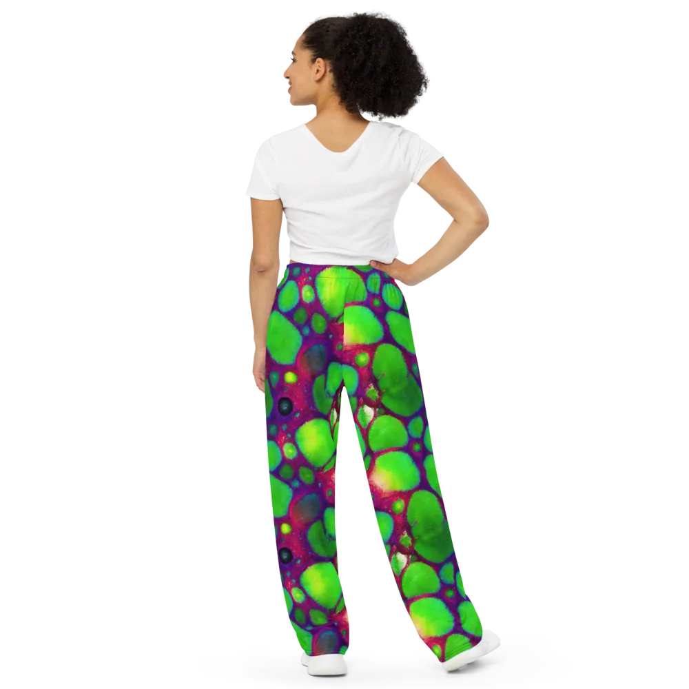 Elegant, Artstation, Matte Painting on Wide-Leg Pants — Back