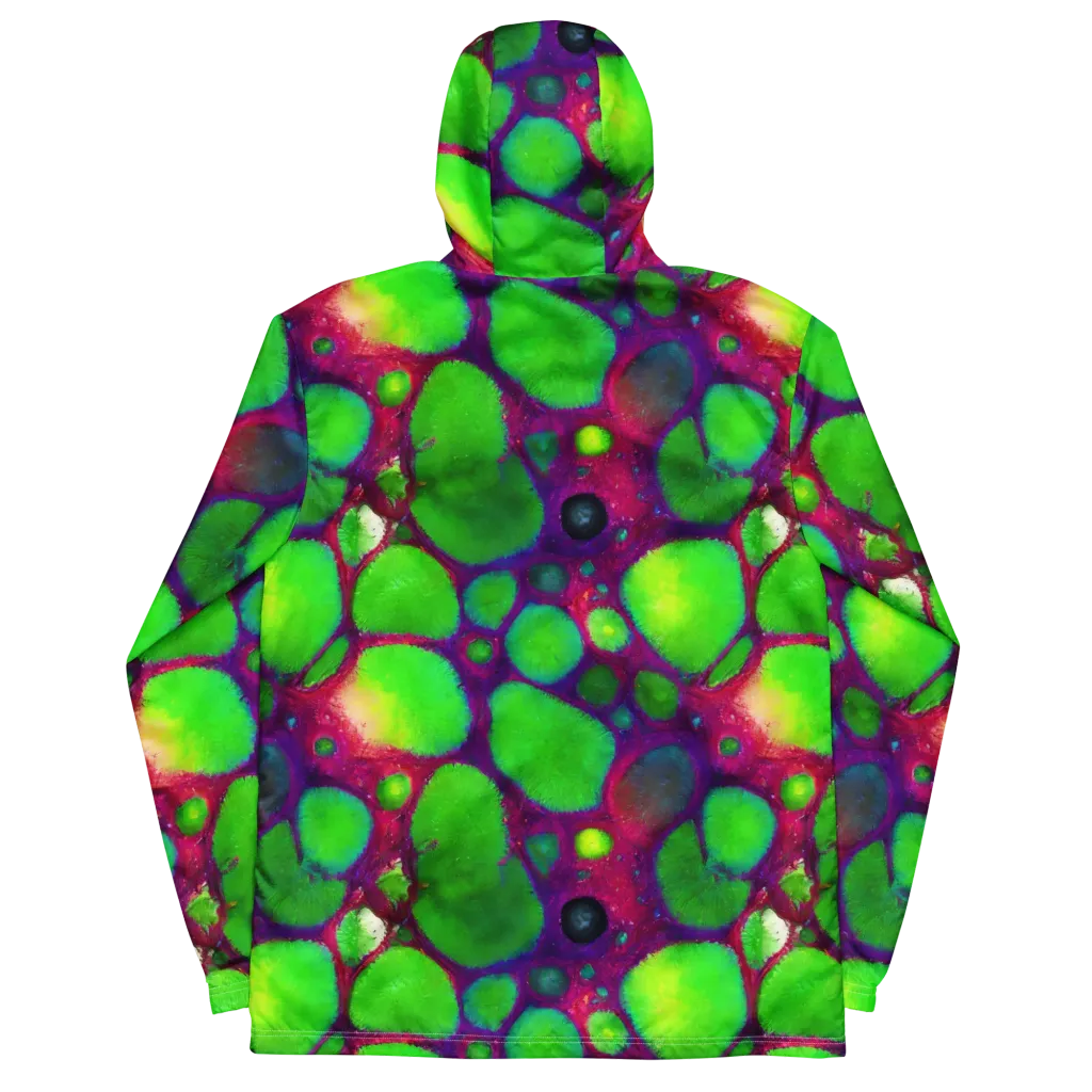 Elegant, Artstation, Matte Painting on Men's Windbreaker — Back