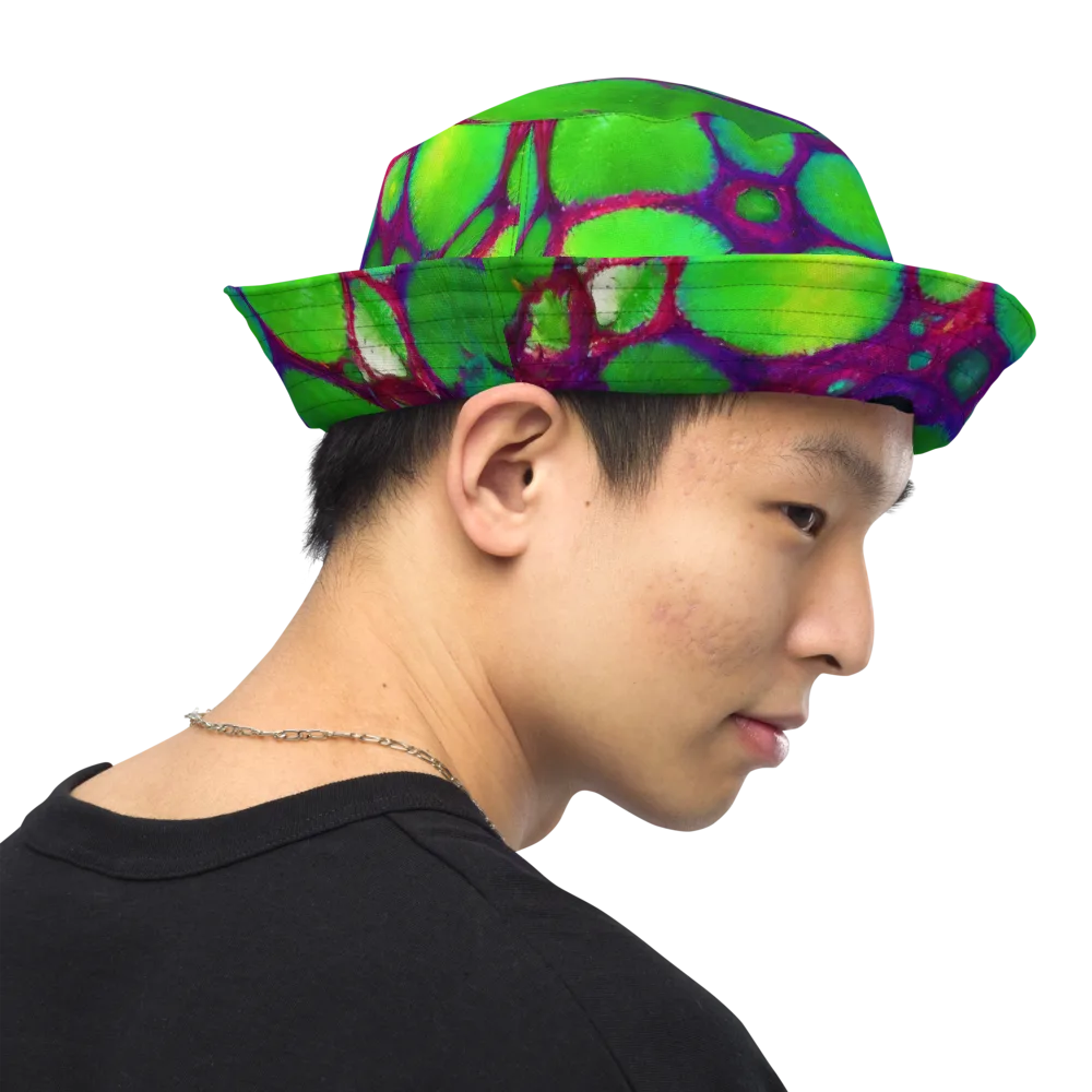 Elegant, Artstation, Matte Painting on Reversible Bucket Hat — Right Outside