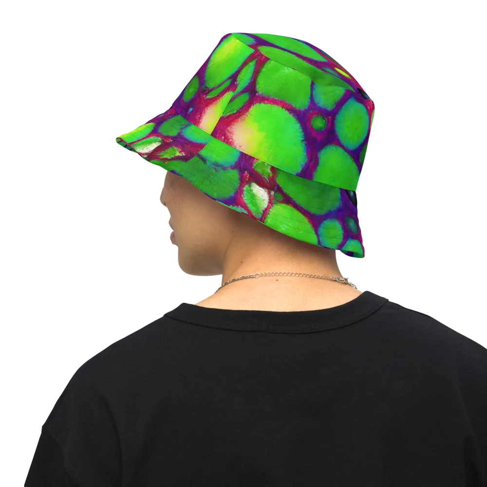 Elegant, Artstation, Matte Painting on Reversible Bucket Hat — Back Inside