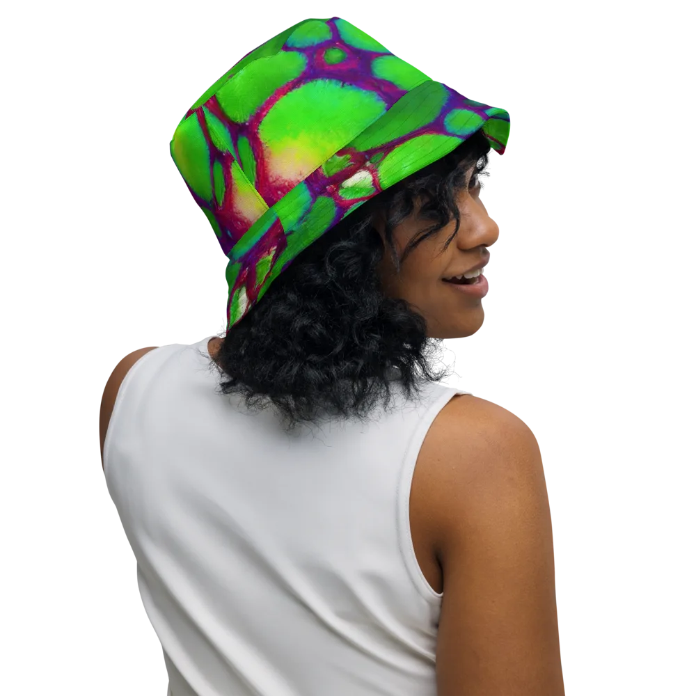 Elegant, Artstation, Matte Painting on Reversible Bucket Hat — Right Outside