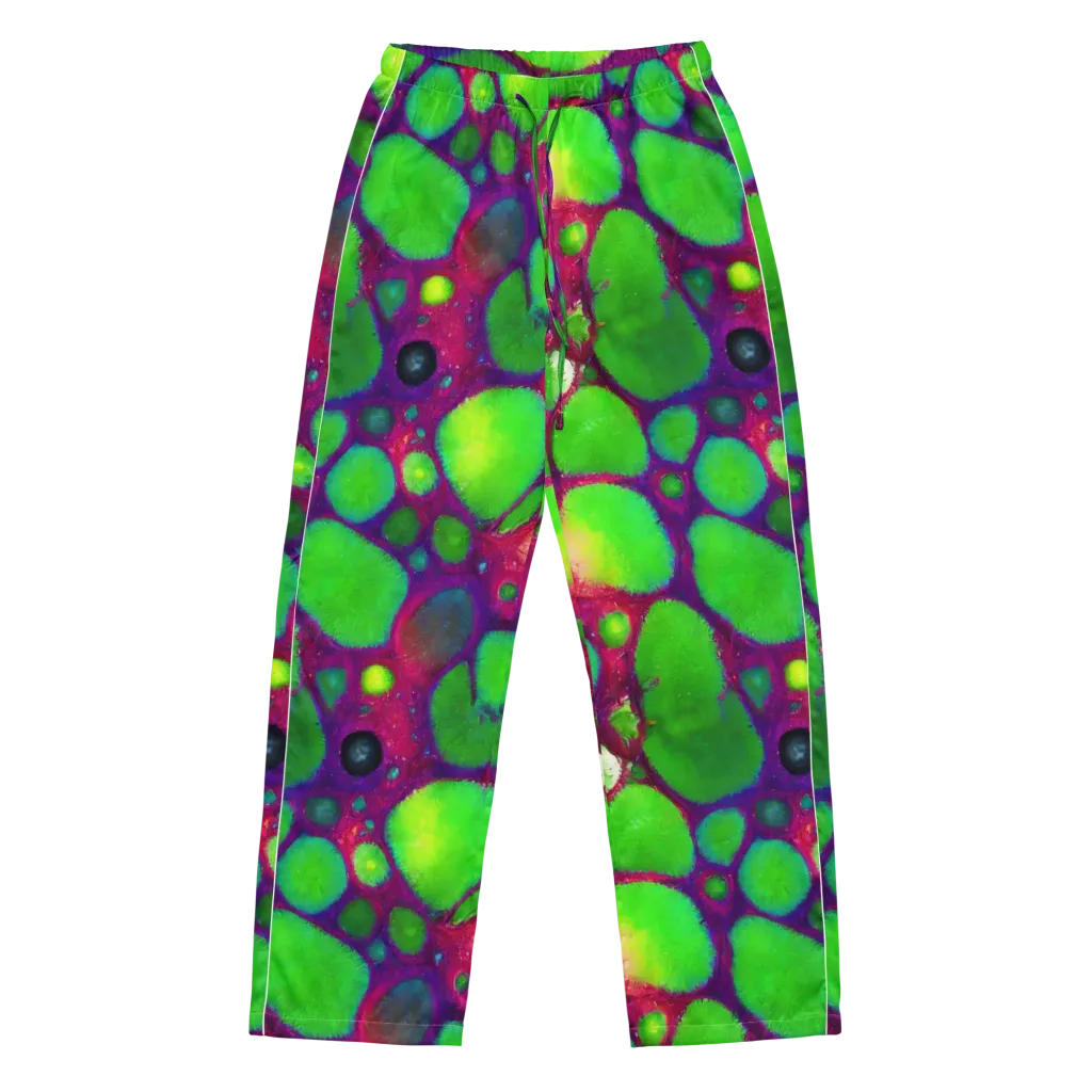 Elegant, Artstation, Matte Painting on Women's Pajama Pants — Front