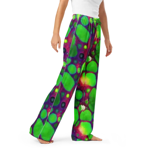 Elegant, Artstation, Matte Painting on a Women's Pajama Pants