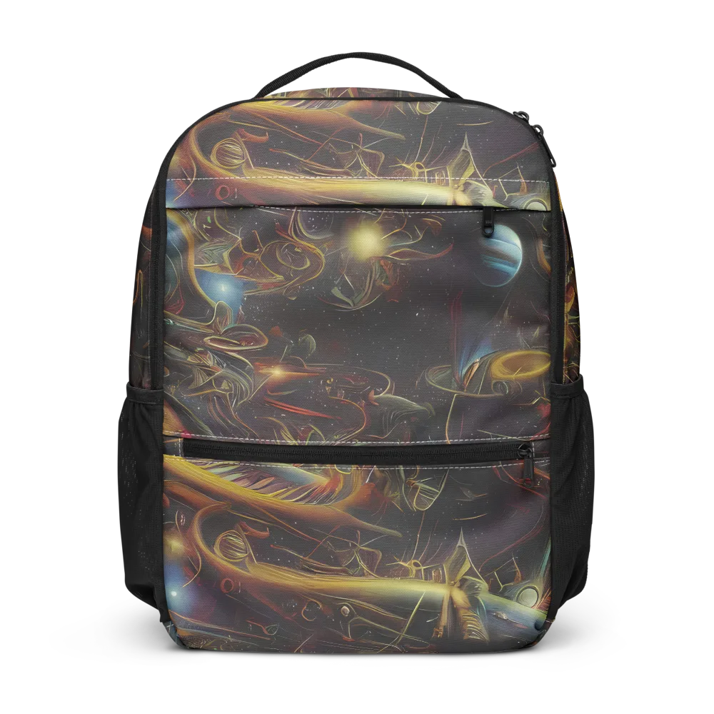 Galactic Swirl on Utility Backpack — Front