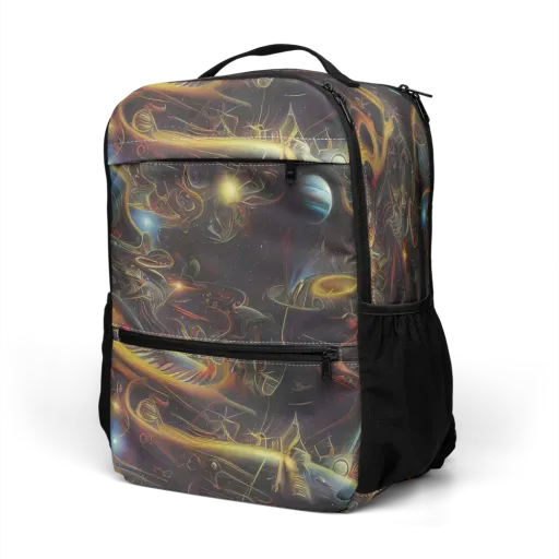 Galactic Swirl on a Utility Backpack