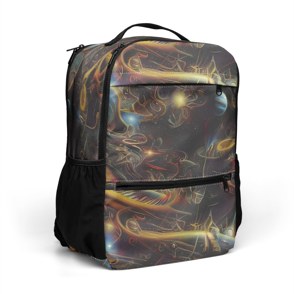 Galactic Swirl on Utility Backpack — Right Front
