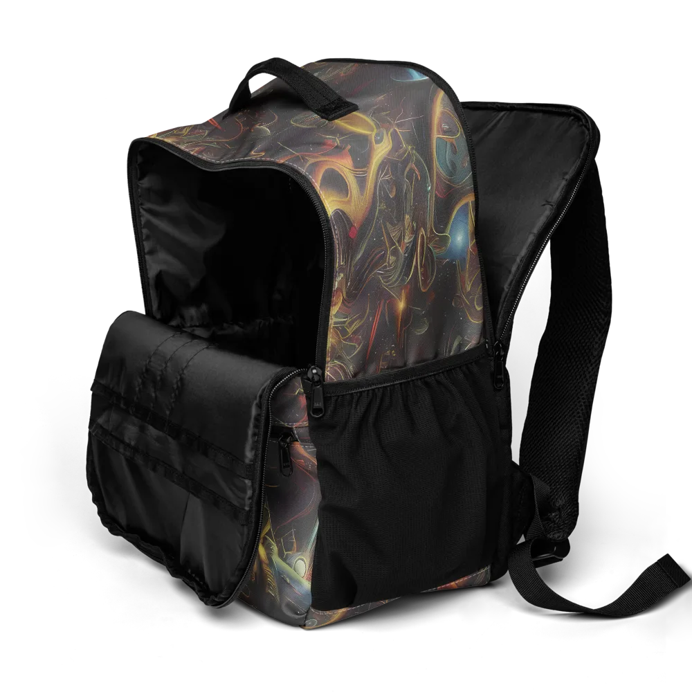 Galactic Swirl on Utility Backpack — Product details 2