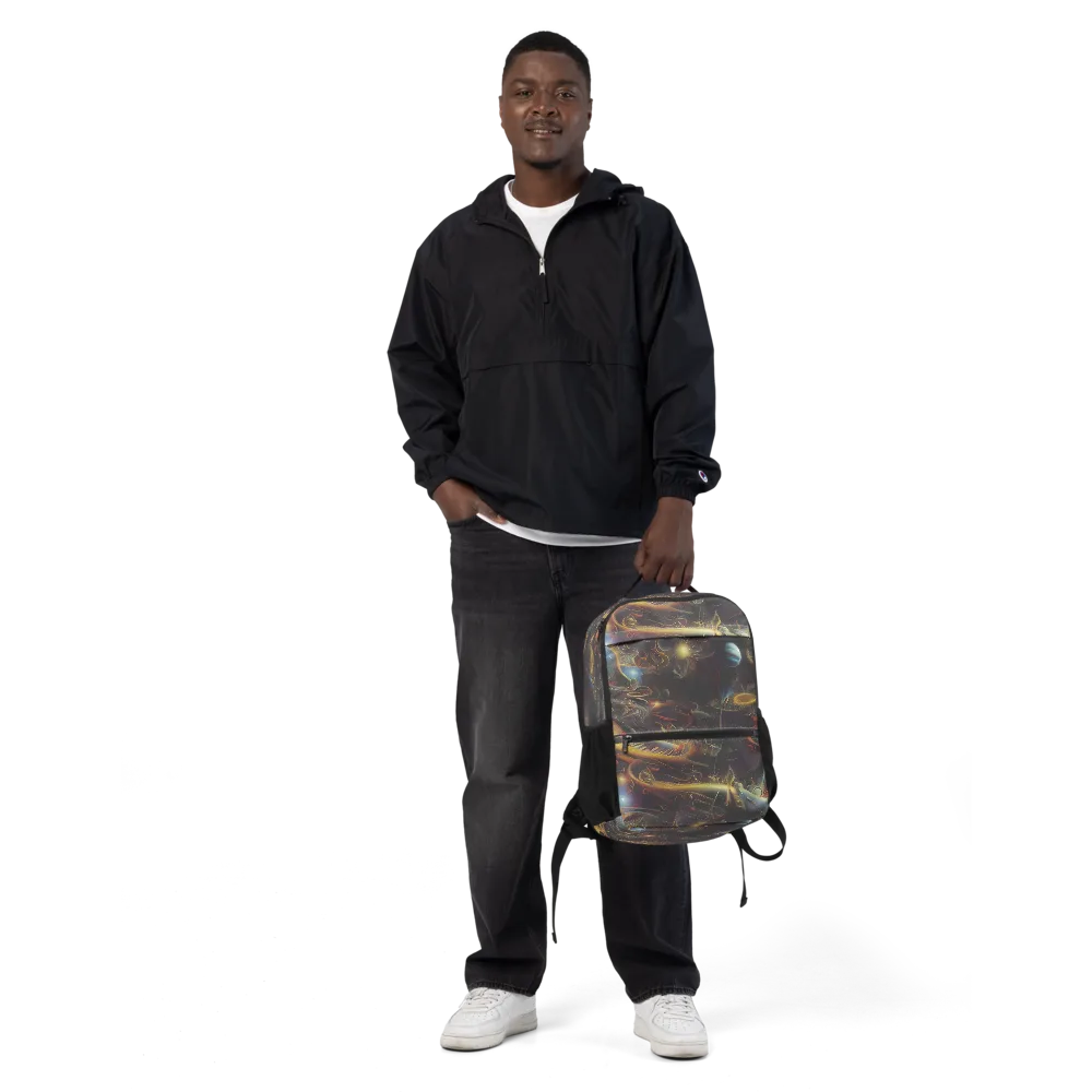 Galactic Swirl on Utility Backpack — Front
