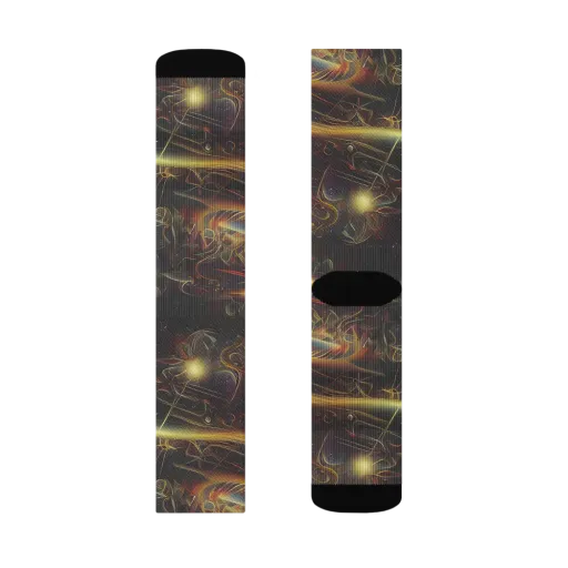Galactic Swirl on a Socks
