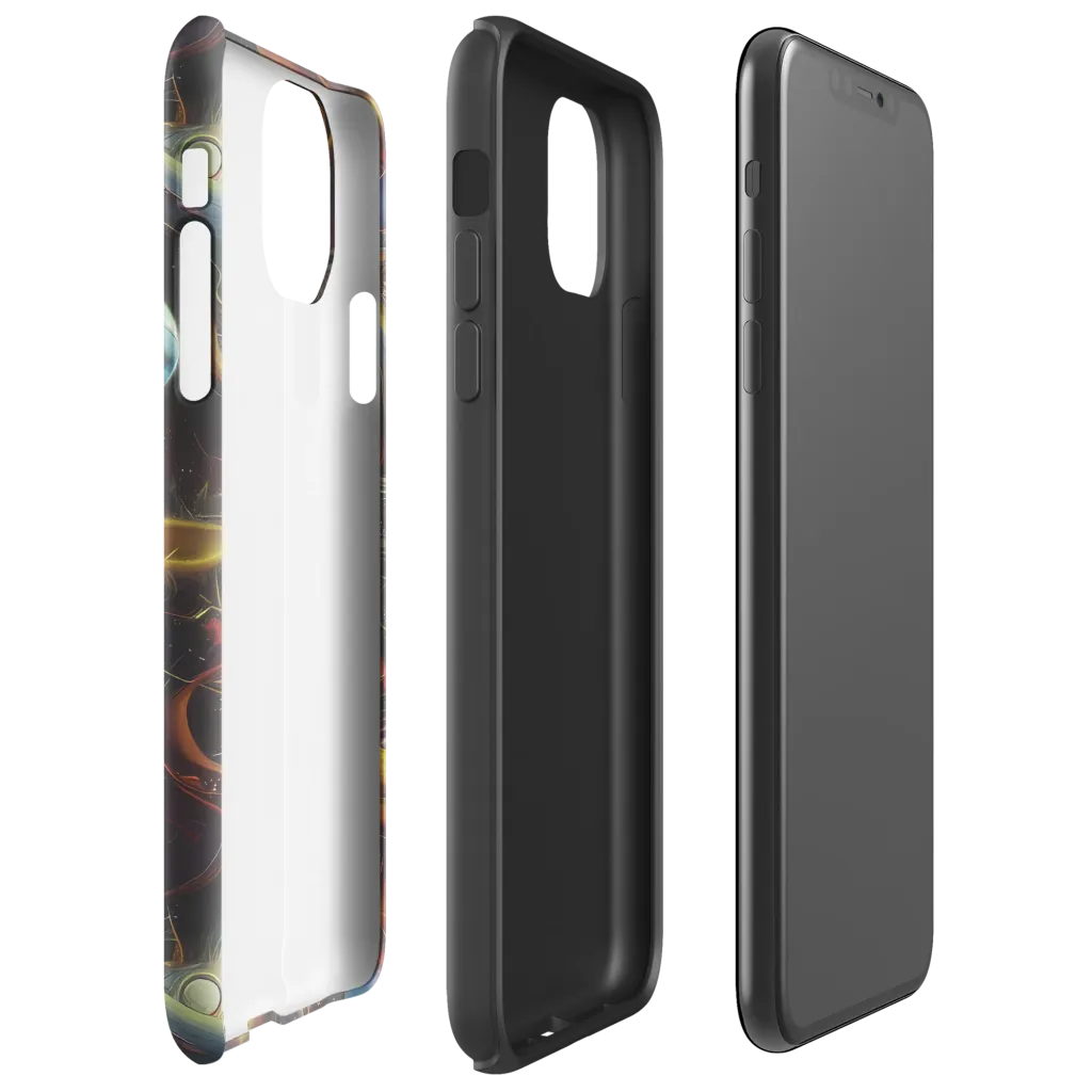 Galactic Swirl on Tough Case for iPhone® — Right