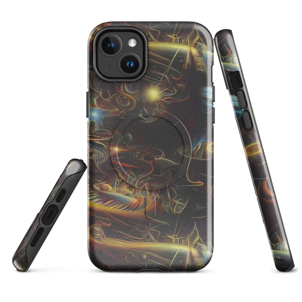 Galactic Swirl on MagSafe Tough Case for iPhone® — Front