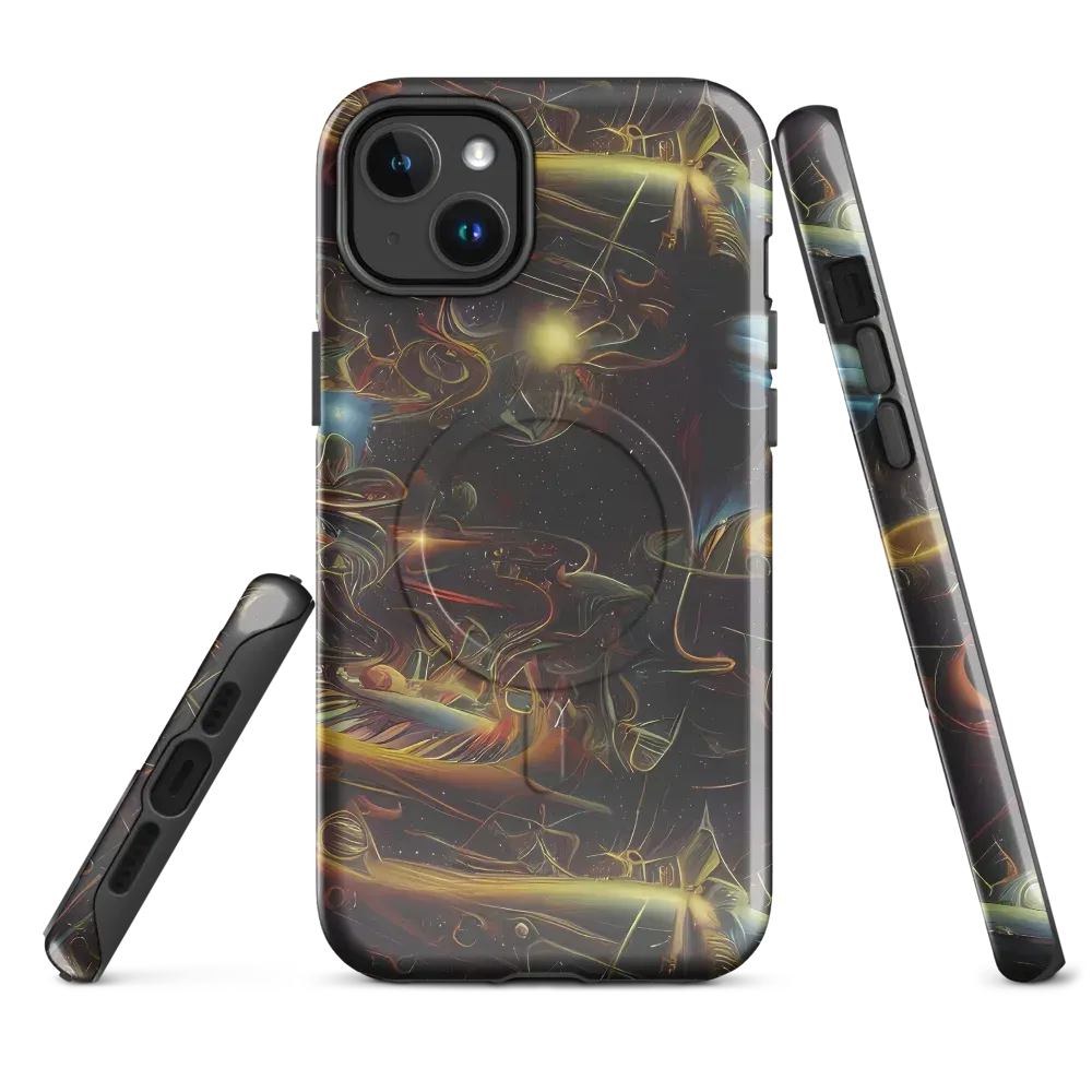 Galactic Swirl on MagSafe Tough Case for iPhone® — Front