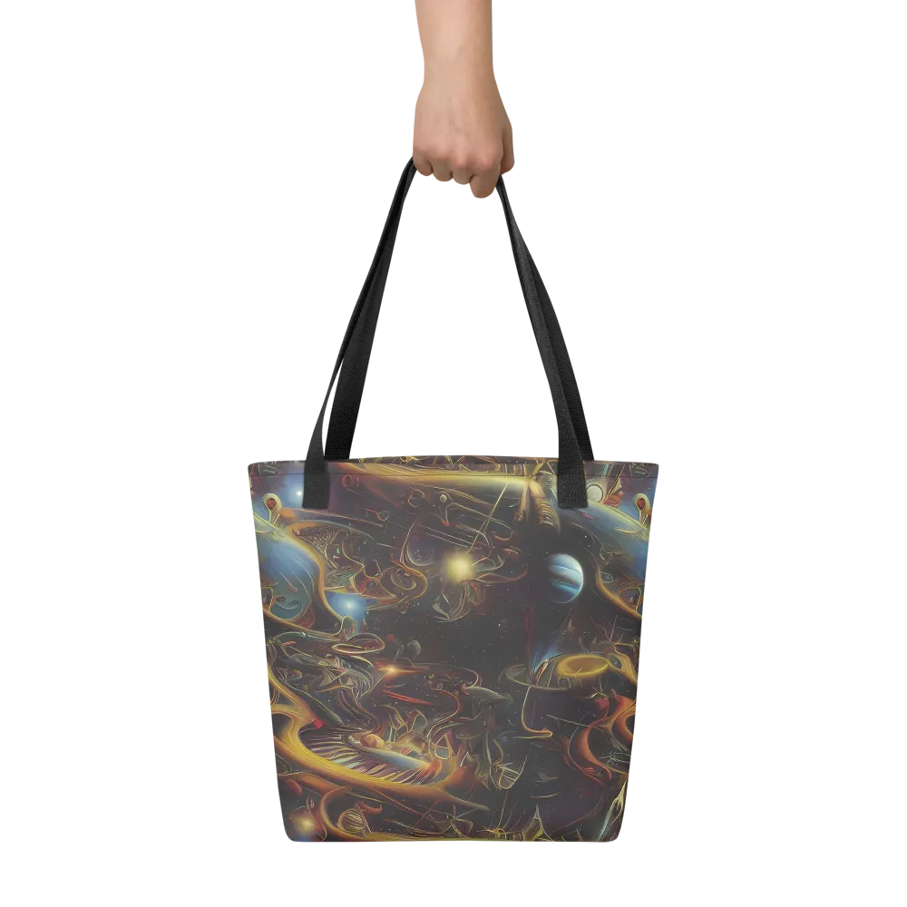 Galactic Swirl on Tote Bag — Front
