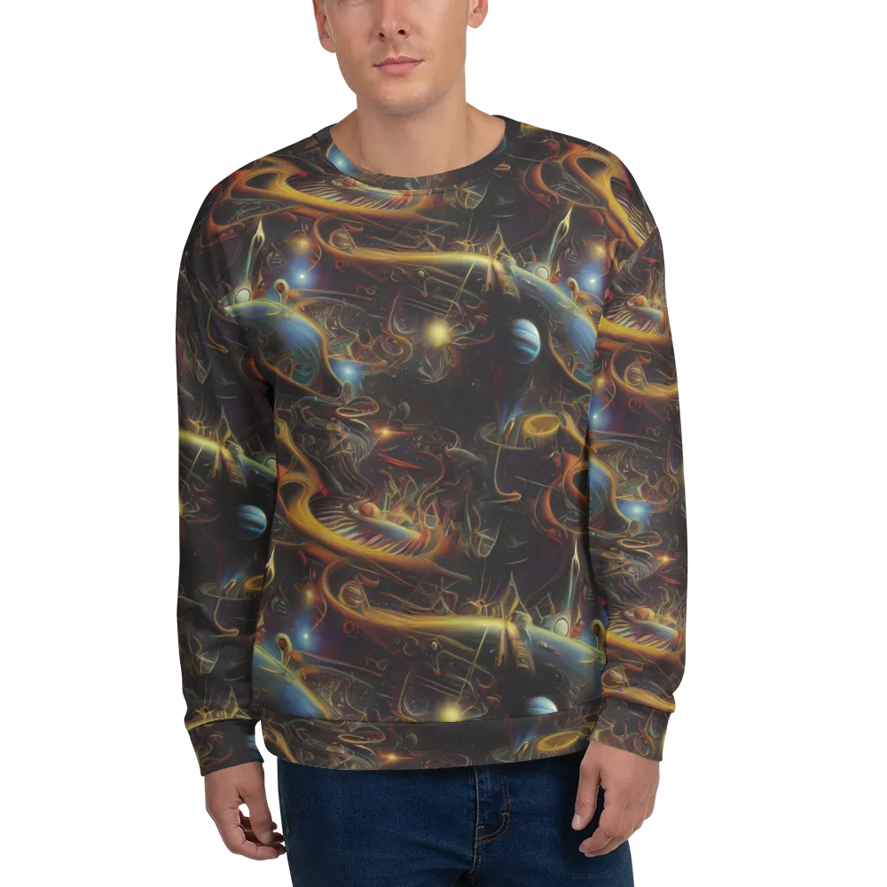 Galactic Swirl on Sweatshirt — Front