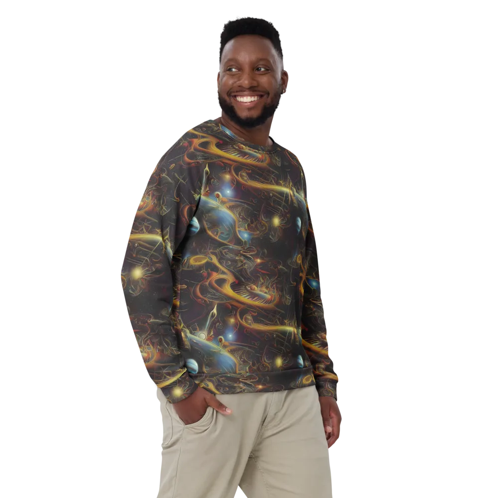 Galactic Swirl on Sweatshirt — Front