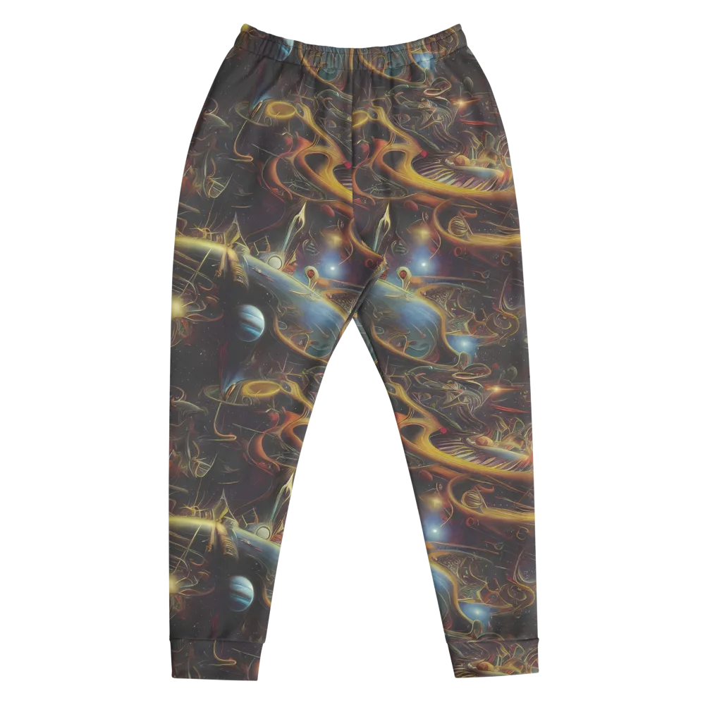 Galactic Swirl on Men's Joggers — Front