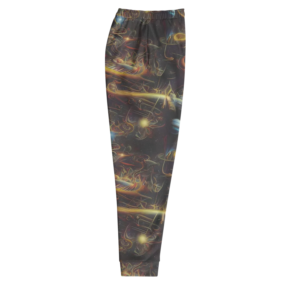 Galactic Swirl on Men's Joggers — Right
