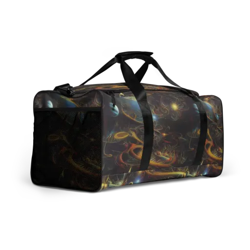 Galactic Swirl on a Duffle Bag