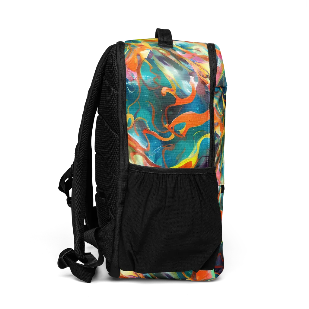 Cecily’s Swirl on Utility Backpack — Right