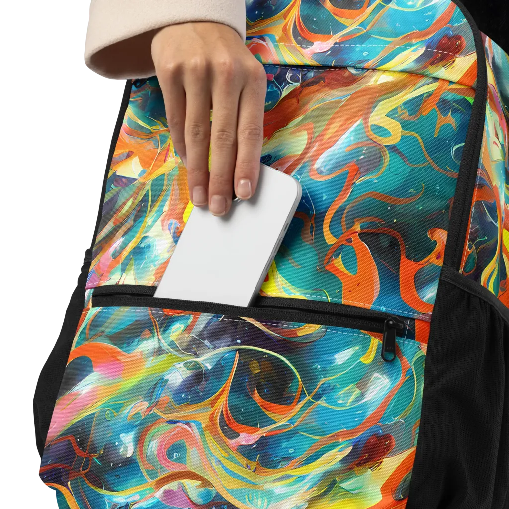 Cecily’s Swirl on Utility Backpack — Product details