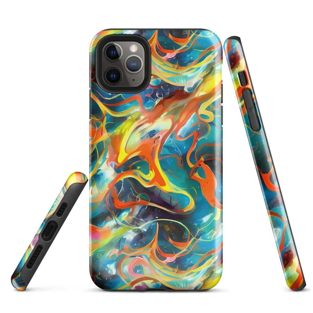 Cecily’s Swirl on Tough Case for iPhone® — Front