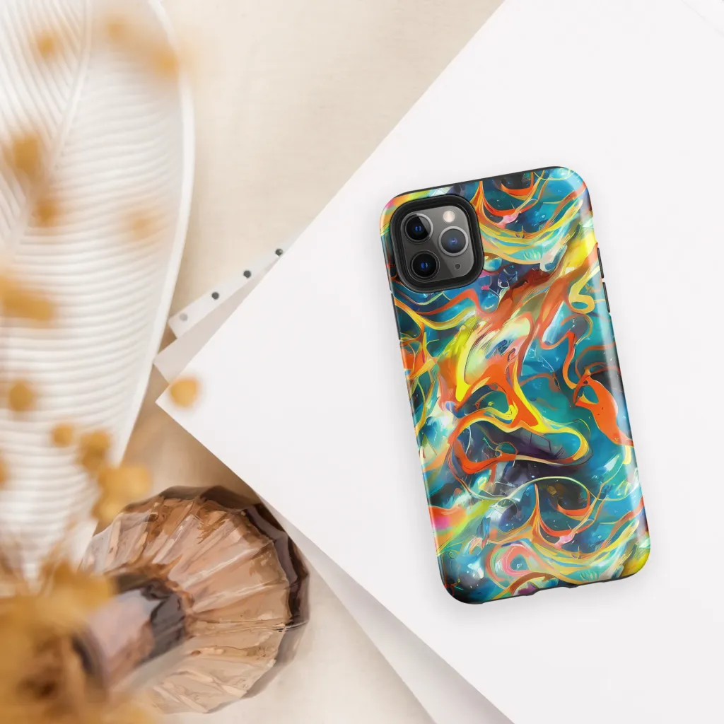 Cecily’s Swirl on Tough Case for iPhone® — Front