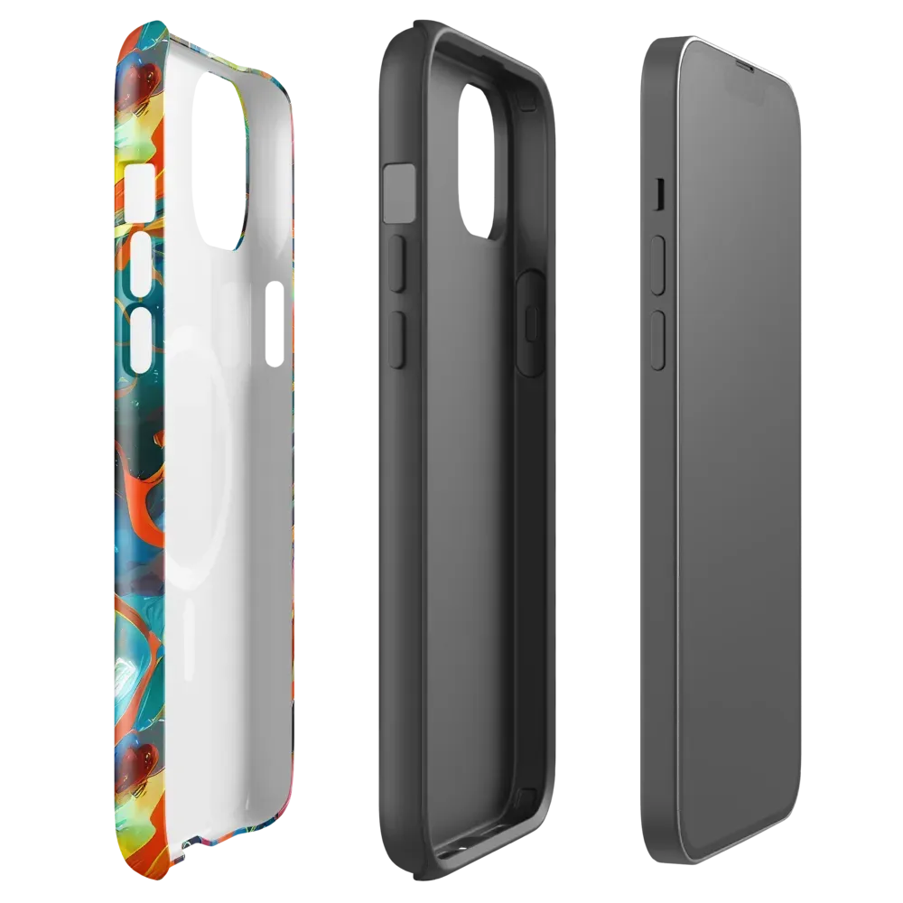 Cecily’s Swirl on MagSafe Tough Case for iPhone® — Front