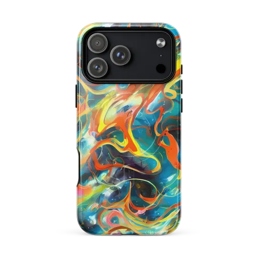 Cecily’s Swirl on a MagSafe Tough Case for iPhone®