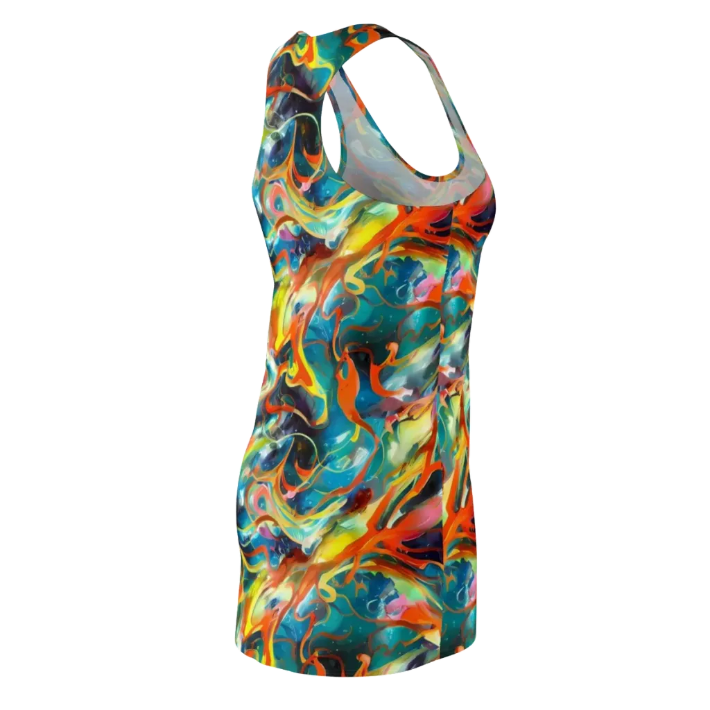 Cecily’s Swirl on Racerback Dress — Back Side
