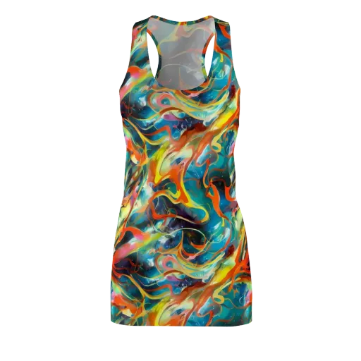 Cecily’s Swirl on a Racerback Dress