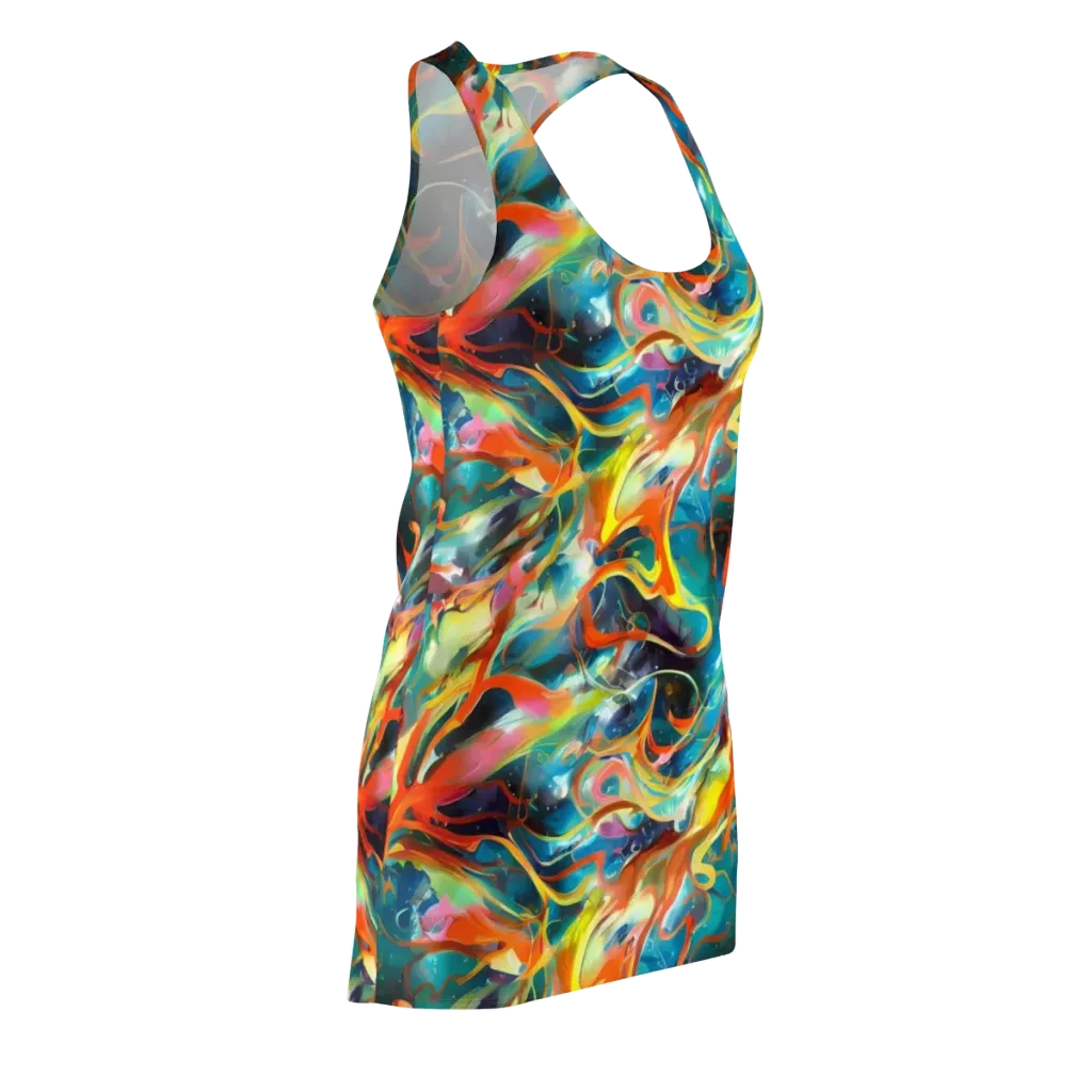 Cecily’s Swirl on Racerback Dress — Front Side