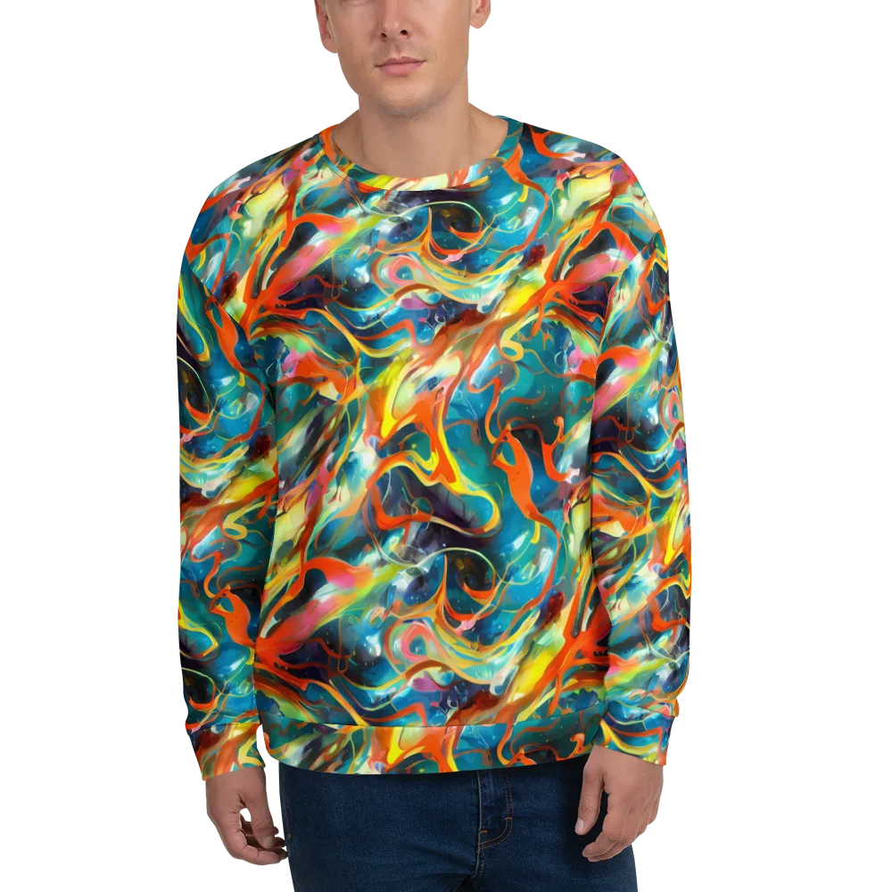 Cecily’s Swirl on Sweatshirt — Front
