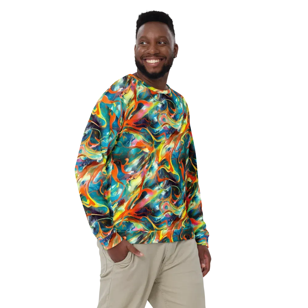 Cecily’s Swirl on Sweatshirt — Front