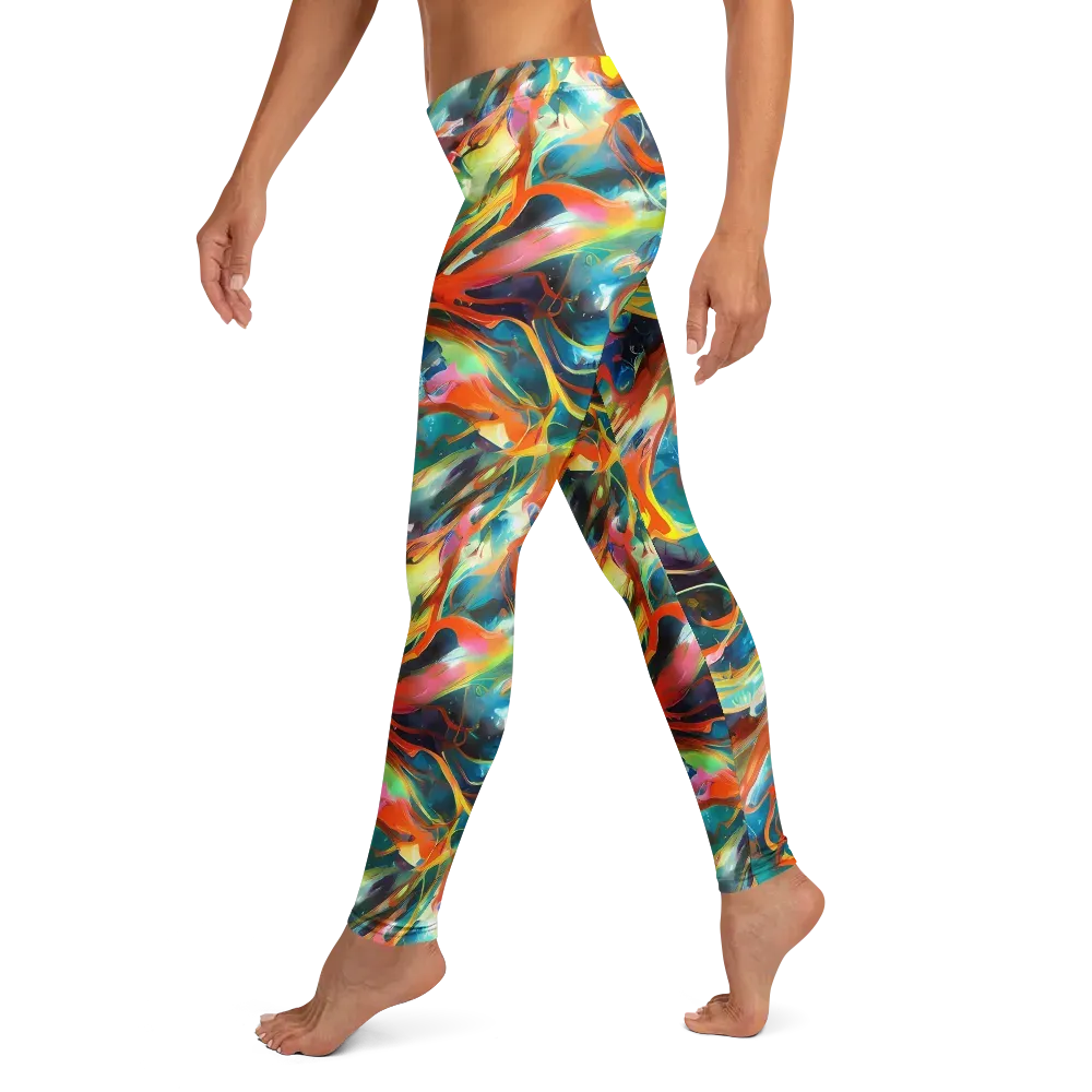 Cecily’s Swirl on Leggings — Left