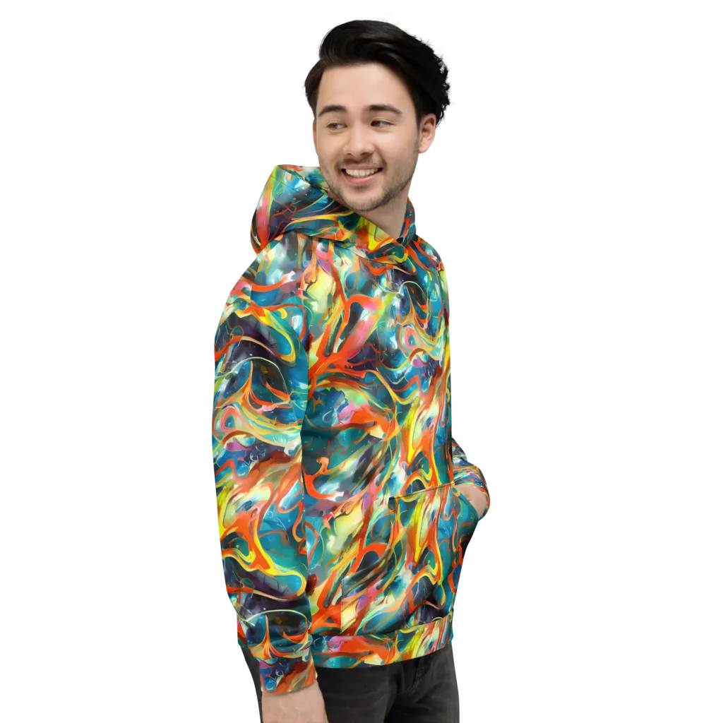 Cecily’s Swirl on Hoodie — Right