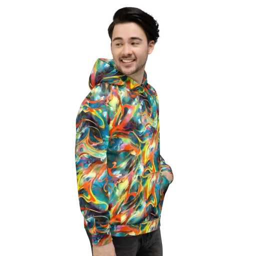 Cecily’s Swirl on a Hoodie