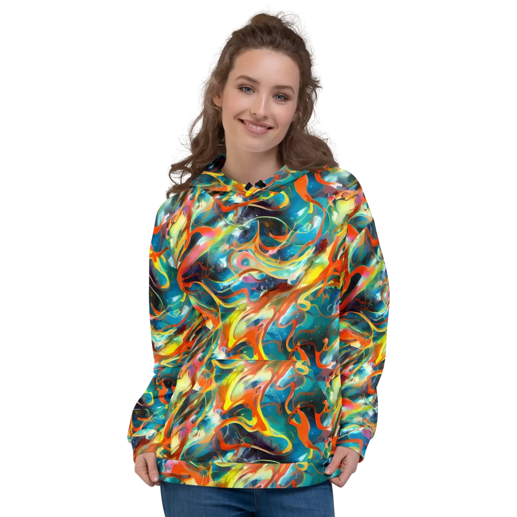 Cecily’s Swirl on Hoodie — Front