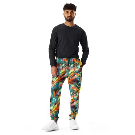 Cecily’s Swirl on a Men's Joggers