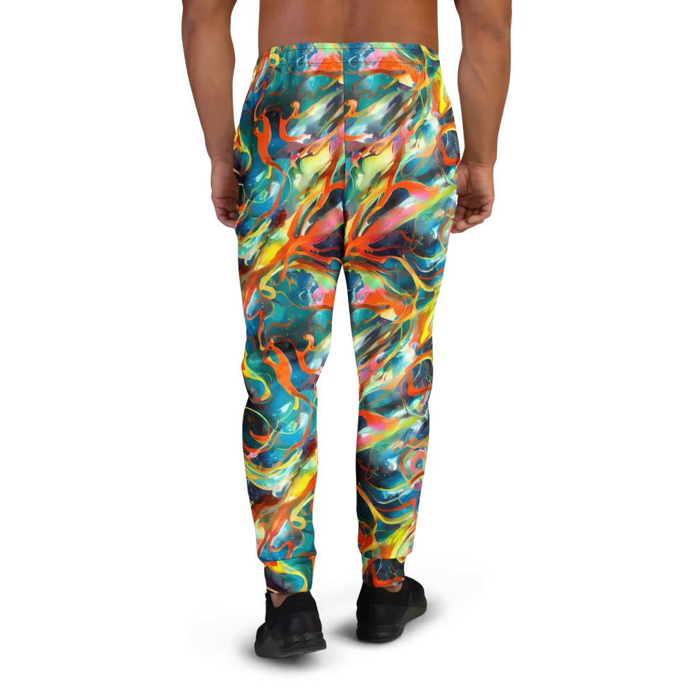 Cecily’s Swirl on Men's Joggers — Back