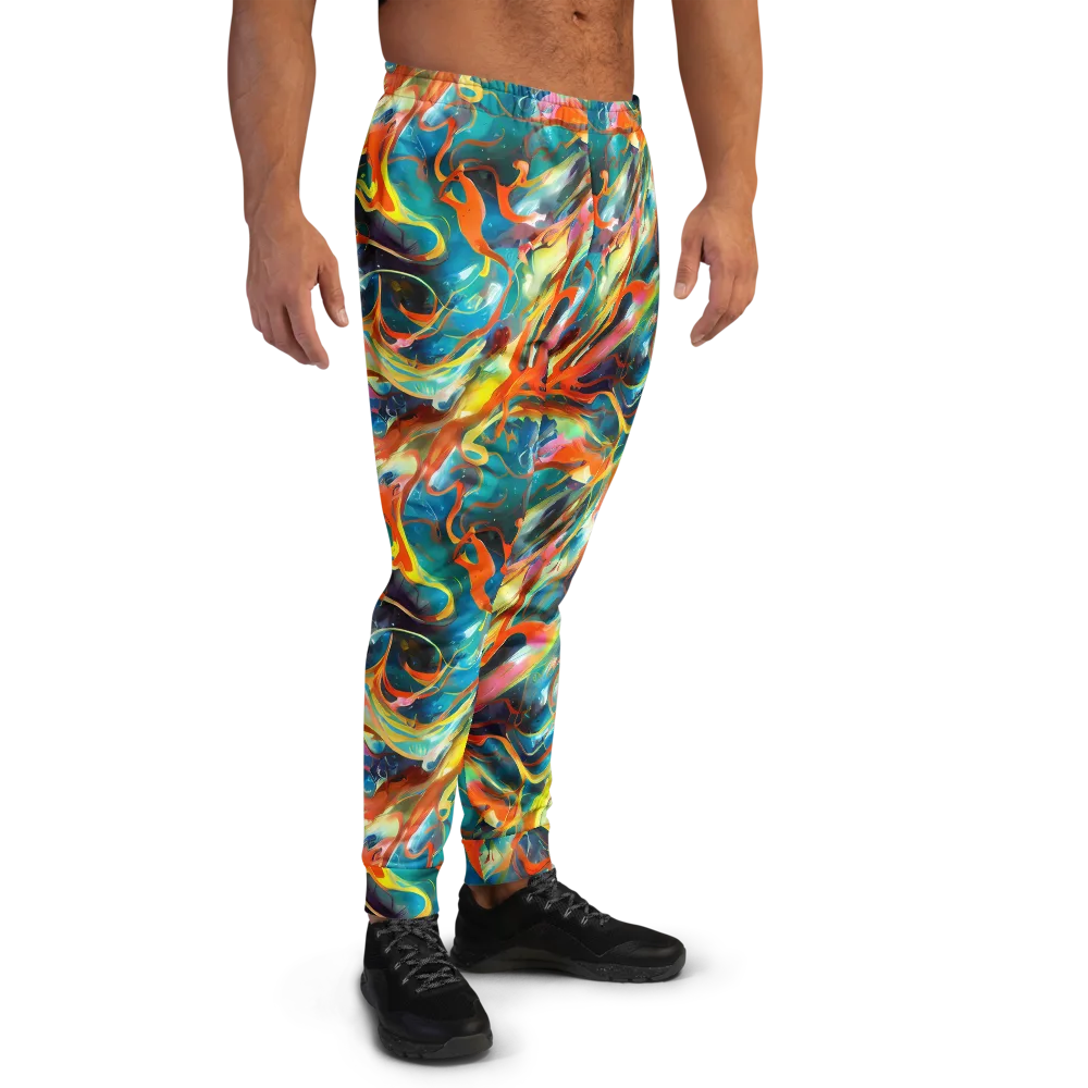 Cecily’s Swirl on Men's Joggers — Right