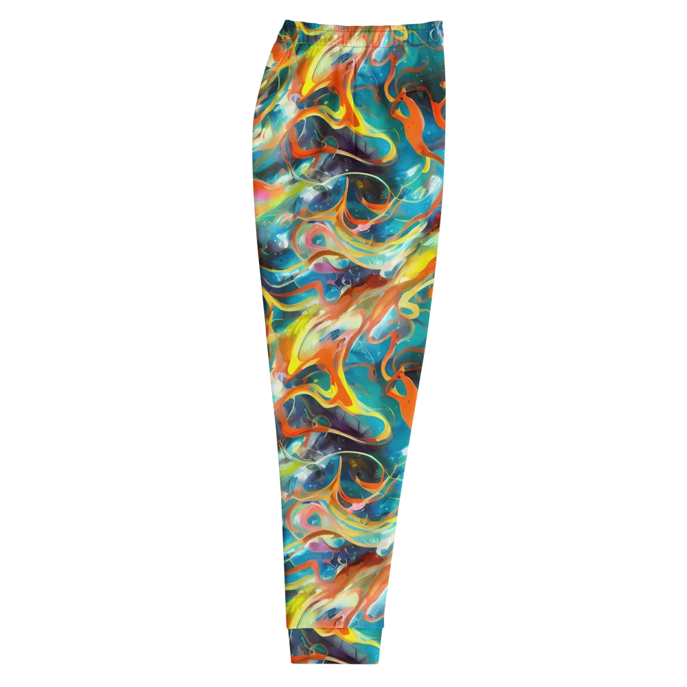Cecily’s Swirl on Men's Joggers — Right
